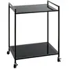 HAKU ENJOY YOUR HOME APPRECIEZ VOTRE INTERIEUR Desserte de Cuisine Design "Monano" 69cm Noir