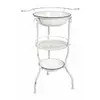 HAKU ENJOY YOUR HOME APPRECIEZ VOTRE INTERIEUR Etagère 3 Niveaux Vintage Bassines 85cm Blanc