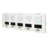 HAKU ENJOY YOUR HOME APPRECIEZ VOTRE INTERIEUR Patère Murale Vintage "5 Crochets" 77cm Blanc - Paris Prix