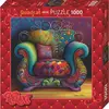 HEYE Puzzle carré Relax  Chaise de relaxation 1000 pièces
