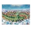 Heye Puzzle 2000 pièces : art de la carte montagnes alpines