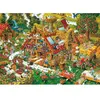Heye Puzzle 1000 pièces : Cartoon Classics : Drôle de ferme