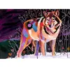 Puzzle 1000 pièces - HEYE - Loup de la Nuit - Abstrait - Adulte - Mixte
