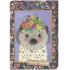 Heye Funny Hedgehog, Floral Friends Puzzle 500 pièces, argenté