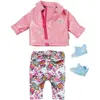 Zapf Baby born ensemble de vêtements CityDeluxe Scooter Combo 43 cm rose