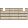 Busch Environnement - Bue6007 - Modélisme Ferroviaire - Clôture En Bois-Busch