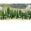 Modélisme : Végétation - Assortiment de 35 arbres et sapins Busch-BUE6490