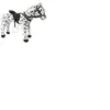 Heunec - 723771 - porteur peluche cheval 'oncle 