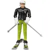 Bruder | Skieur avec accessoires