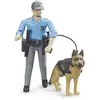 Bruder 62150 Bworld agent avec chien policier - Bruder 62150 - 062150 Bruder