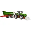 Bruder Roadmax tracteur avec chargeur avant et remorque basculante