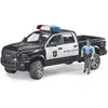 Jeux de voiture - RAM 2500 Camion de police avec policier Bruder TU