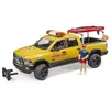 Jeux de voiture - RAM 2500 Power Wagon life guard incl accessoires Bruder TU