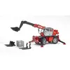 Bruder - 2129 - Manitou télescopique MRT 2150 avec accessoires