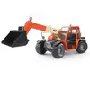 BRUDER - Chargeur telescopique JLG 2505 - Echelle 1:16e - 33,5 cm TU
