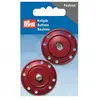 Non communiqué Prym 341833 Sew-On Snap Fastener 35 mm Dark red, Dunkelrot, 1 Stück