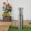 Lampadaire extérieur - HEITRONIC - SATURN - E27 - Inox - Elégance Chic