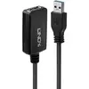 Lindy 43155 câble USB USB 3.2 Gen 1 (3.1 Gen 1) 5 m USB A Noir