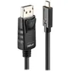 LINDY Câble Adaptateur USB Type C vers DP 4K60 avec HDR, 5m