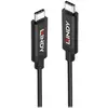 Lindy 43308 câble USB USB 3.2 Gen 2 (3.1 Gen 2) 5 m USB C Noir