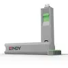 LINDY Kit bloqueur de port USB Type C avec clé et 4 verrous, vert