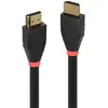 Lindy - Câble HDMI - HDMI mâle pour HDMI mâle - 7.5 m - blindé - noir - rond, actif, support 4K60Hz (4096 x 2160)