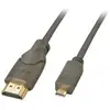 Lindy câble hdmi - compatible hdmi 2.0 ultra hd - type a / d (micro) - 3m
