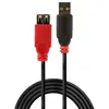 Câble usb usb 2.0 usb-a mâle, usb-a femelle 5.00 m noir 42817 C281071 - Lindy