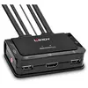 Lindy Switch KVM HDMI compact USB 2.0 audio 2 ports