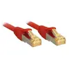 Lindy Câble réseau Cat.7 S/FTP, cuivre, LSOH, 600MHz, Rouge, 1,5m