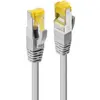 LINDY Lot de 5 Câbles réseau cat.7 S/FTP, cuivre, LSOH, 600MHz, gris, 0,5m