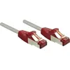 Lindy Rj45/Rj45 Cat6 0.5m câble de réseau Gris 0,5 m S/FTP (S-STP)