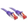 LINDY Câble réseau Cat.6 S/FTP, cuivre, 250MHz, Violet, 10m