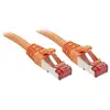 LINDY Câble réseau Cat.6 S/FTP, cuivre, 250MHz, Orange, 10m