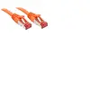 Lindy Câble réseau Cat.6 S/FTP, cuivre, 250MHz, orange, 1m