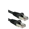 Lindy Câble réseau Cat.6A S/FTP, cuivre, LSOH, 500MHz, Noir, 1m