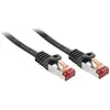 47376 RJ45 Câble réseau, câble patch 5.00 m noir 1 pc(s) C234281 - Lindy