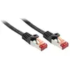 LINDY 47377 RJ45 Câble réseau, câble patch CAT 6 S/FTP 7.50 m noir 1 pc(s)