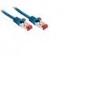 Lindy - 47355 RJ45 Câble réseau, câble patch cat 6 s/ftp 3.00 m bleu 1 pc(s)