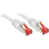 47796 RJ45 Câble réseau, câble patch cat 6 s/ftp 5.00 m blanc 1 pc(s) - Lindy