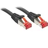 Lindy 47786 RJ45 Câble réseau, câble patch CAT 6 S/FTP 30.00 m noir