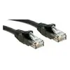 Lindy Câble réseau Cat.6 U/UTP Patch Premium, LSOH, cuivre, 250MHz, Noir, 2m