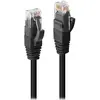Lindy 45430 UTP Cat.6 Kabel, schwarz, 0.30m LSOH, inkl. Testprotokoll