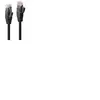 45431 RJ45 Câble réseau, câble patch cat 6 u/utp 0.50 m noir 1 pc(s) - Lindy