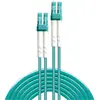 Lindy 46374 Câble De Fibre Optique 10 M Lc Om3 Turquoise