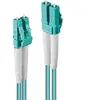 Lindy 46376 Câble fibre optique duplex LC/LC OM3 20m 50/125æm, multimode