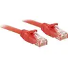 Lindy 48030 câble de réseau Rouge 0,3 m Cat6 U/UTP (UTP)