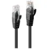 48076 RJ45 Câble réseau, câble patch cat 6 u/utp 0.50 m noir 1 pc(s) S239182 - Lindy