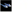 48018 RJ45 Câble réseau, câble patch cat 6 u/utp 2.00 m bleu 1 pc(s) - Lindy