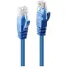 48019 RJ45 Câble réseau, câble patch cat 6 u/utp 3.00 m bleu 1 pc(s) - Lindy
